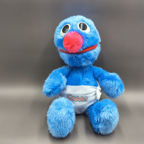 Peluche baby grover sesame - grover,