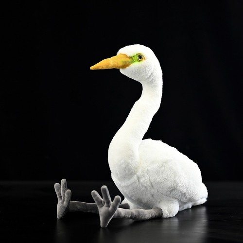 Peluche egret bianco 50cm - egret,
