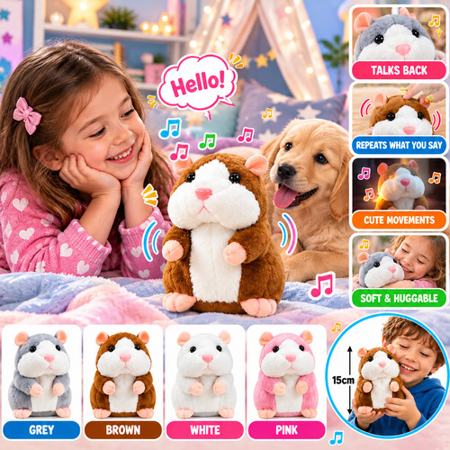 Peluche criceto parlante